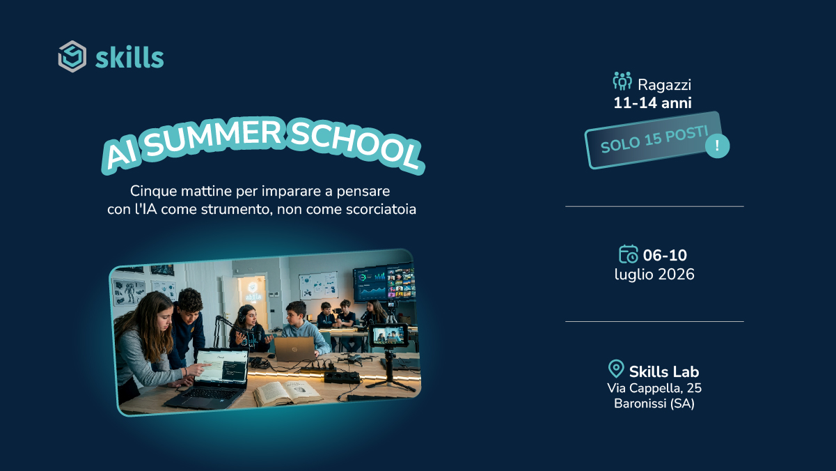 AI Summer School: insegnare l'Intelligenza Artificiale ai ragazzi con metodo